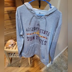 Mens large adidas arizona state sun devils hoodie